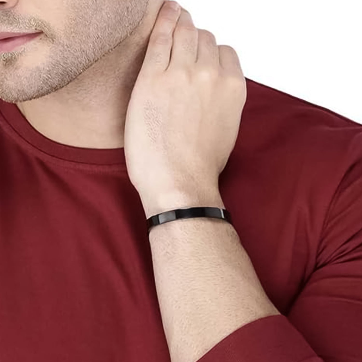 Titan Edge Matte Black Kada Titan Edge Matte Black Kada